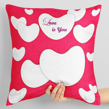 PC-30 Personalized Photo Print Pillow – 16x16 inch Custom Cushion