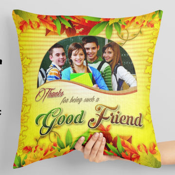 PC-48 Personalized Photo Print Pillow – 16x16 inch Custom Cushion