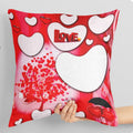 Love PC-05 Personalized Photo Print Pillow – 16x16 inch Custom Cushion